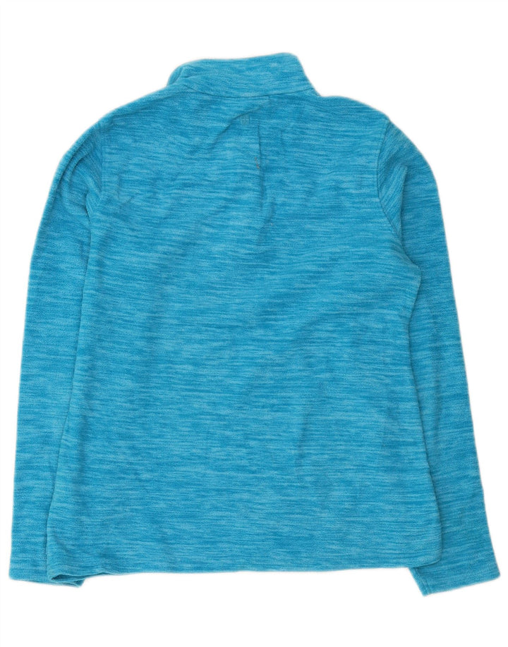 Mountain Warehouse Womens Fleece Jumper UK 14 Large Blue Flecked Polyester