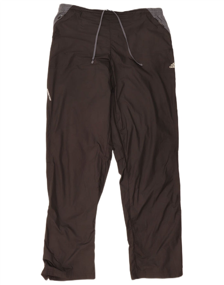 Pantaloni impermeabili Adidas Supernova da uomo, grandi, in poliestere color block nero