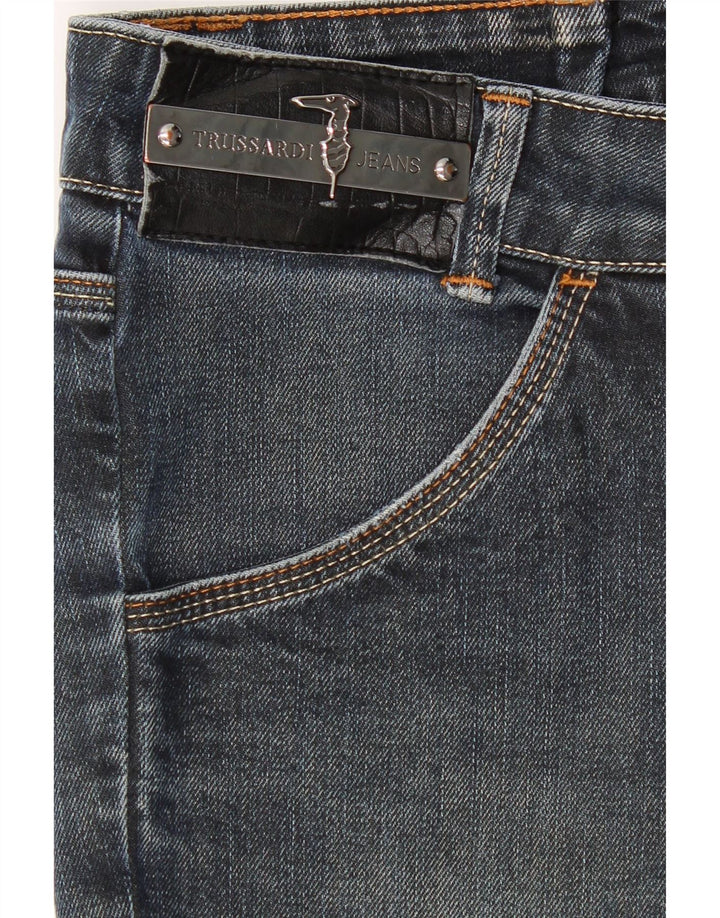 TRUSSARDI Womens Slim Jeans W32 L28 Blue Vintage Trussardi and Second-Hand Trussardi from Messina Hembry 