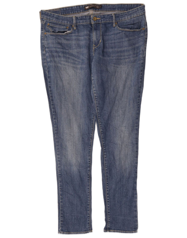 Levi's Damen Demi Curve Modern Rise Skinny Jeans US 16 2XL W36 L30 Blau