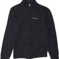 CHAMPION Womens Tracksuit Top Jacket UK 14 Medium Navy Blue Cotton Vintage Champion and Second-Hand Champion from Messina Hembry 