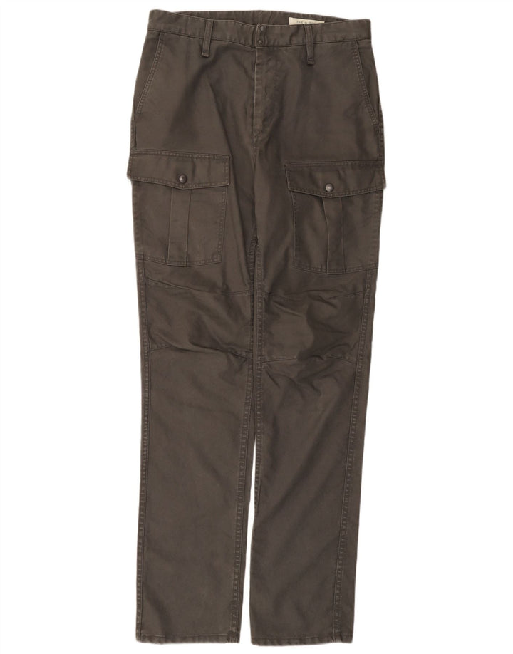 Pantaloni cargo dritti da uomo RAG & BONE W32 L33 cotone grigio