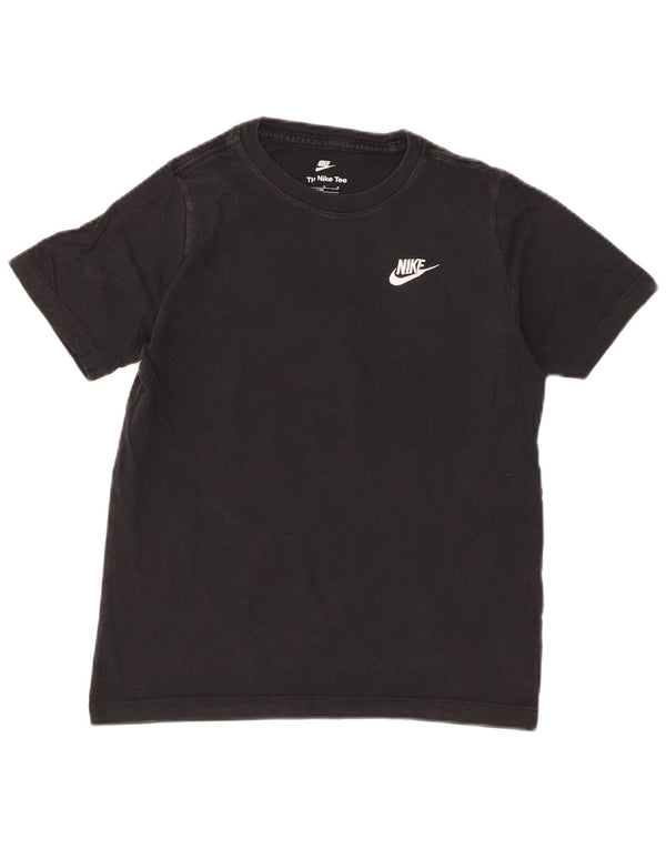 T-shirt Nike Ragazzo Top 12-13 anni Large Nera in cotone