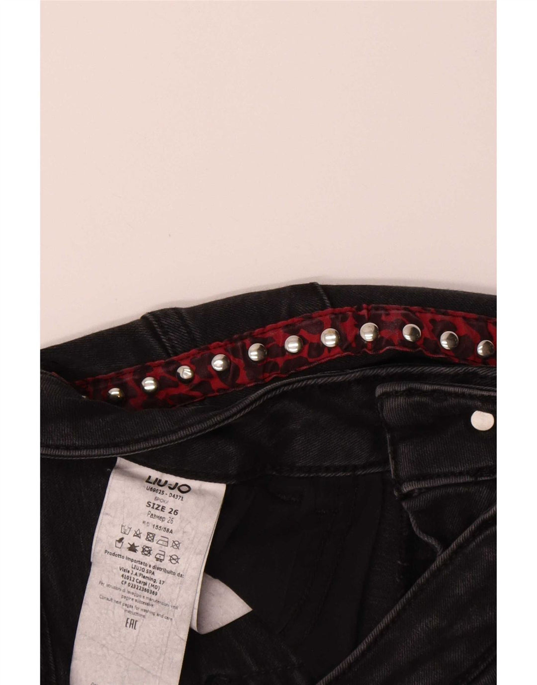 Liu Jo Dame Bootcut Jeans W26 L31 Sort Bomuld
