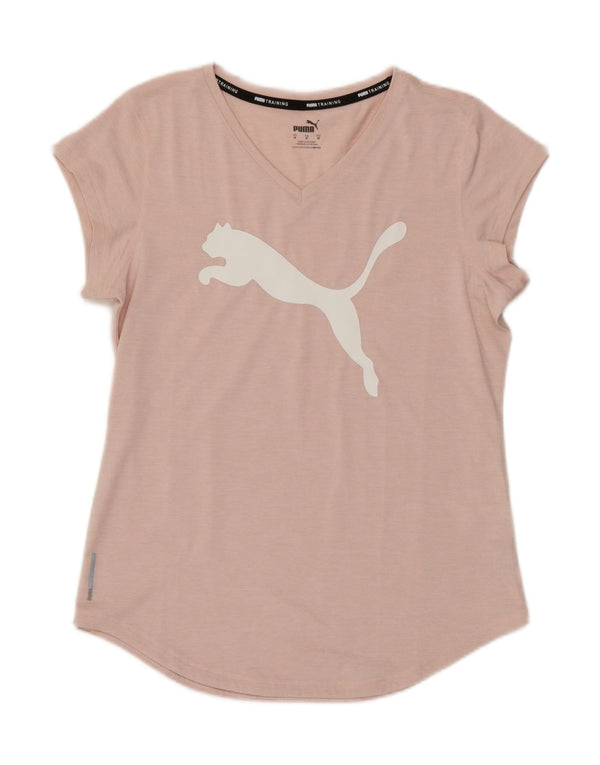 Tricou cu grafic Puma pentru femei Top UK 14 Medium Pink Poliester