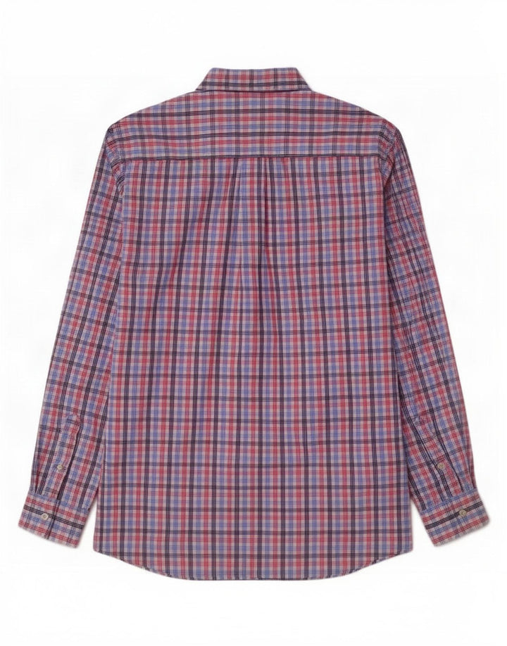 Chaps Chemise Homme Grand Carreau Multicolore Coton