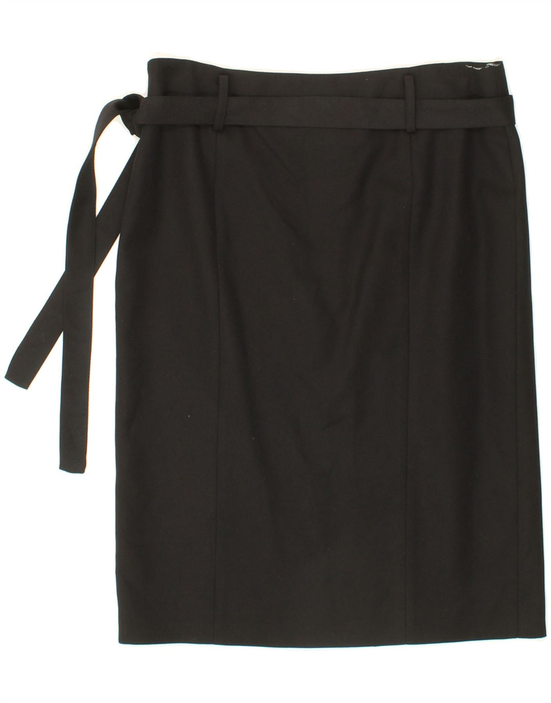 PATRIZIA PEPE Womens Straight Skirt IT 44 Medium W28  Black Wool Vintage Patrizia Pepe and Second-Hand Patrizia Pepe from Messina Hembry 