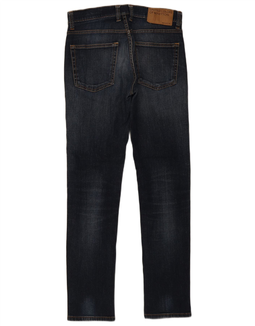 Benetton Mens Skinny Jeans W30 L32 Blue