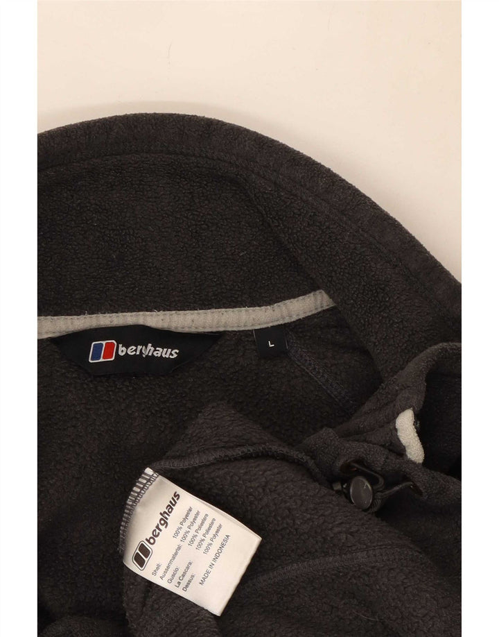 Berghaus Mens Fleece Jacket UK 40 Large Grey Polyester