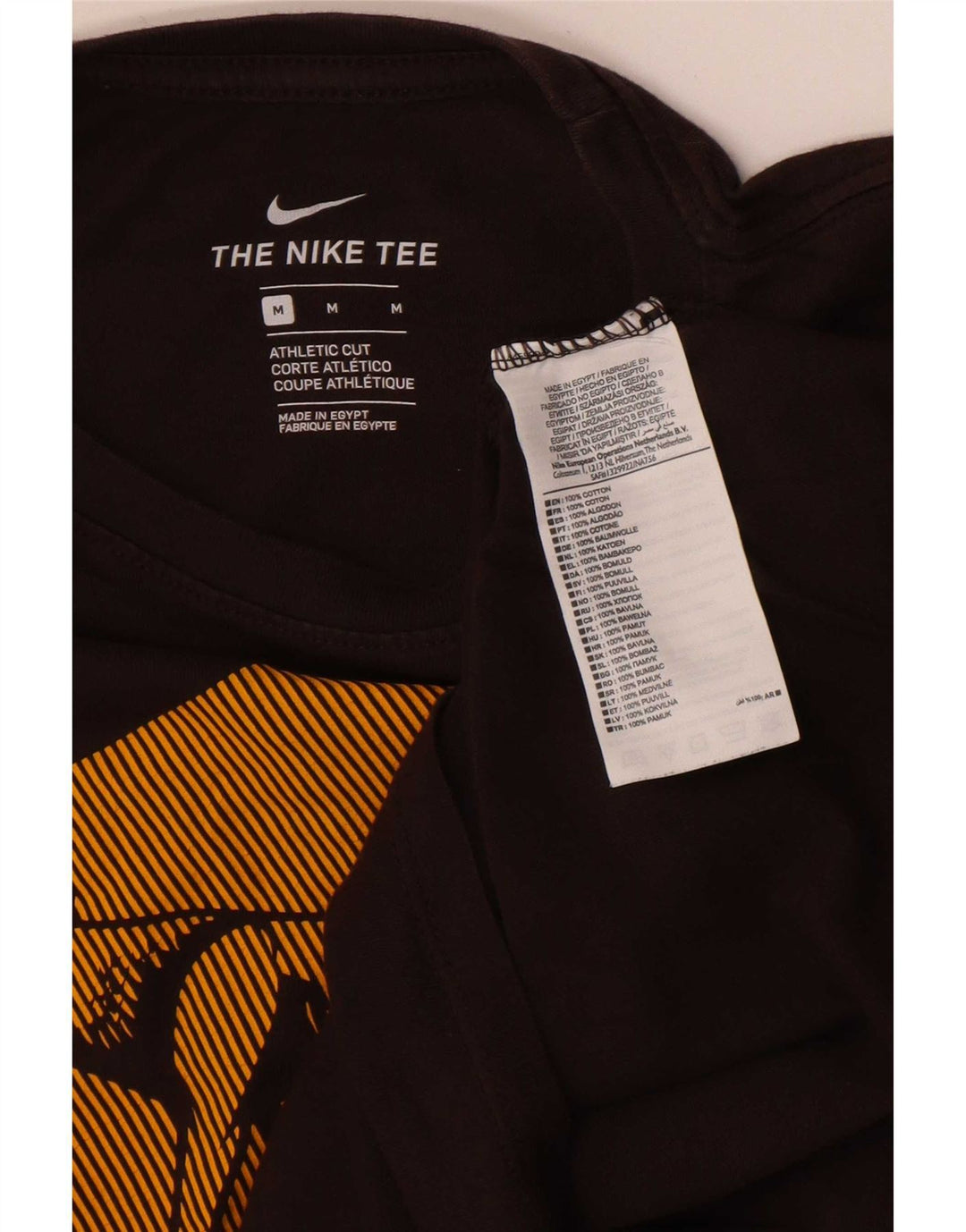 Nike T-Shirt Graphique Roma Homme Coton Marron Moyen