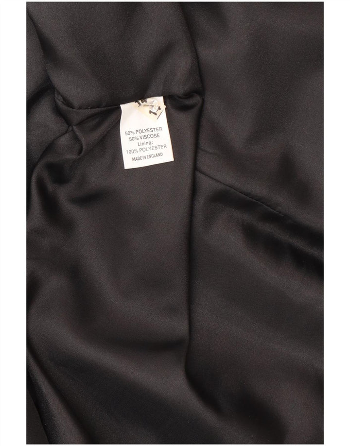 Sacou blazer pentru femei Peggy Page UK 14 mare, gri Houndstooth