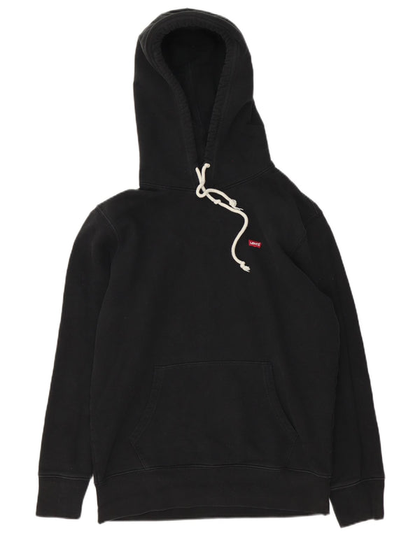 Maglione con cappuccio da uomo Levi's piccolo in cotone nero