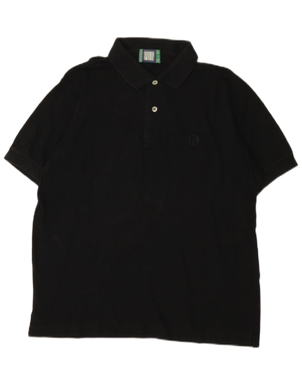 Sergio Tacchini Polo Hombre IT 48 Medium Negro Algodón