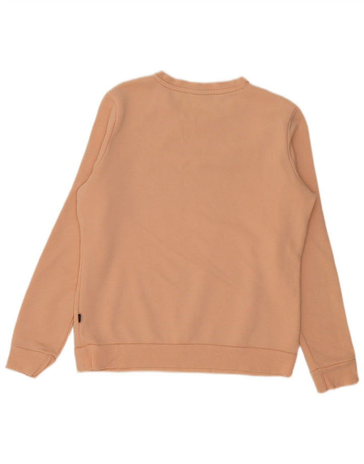 Puma Graphic Sweatshirt Jumper UK 14 Medium Pink Bomuld