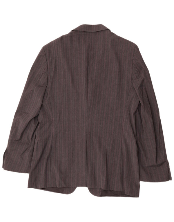 Paul Smith Herren 2-Knopf-Blazerjacke UK 42 XL Grau gestreift
