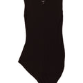 MOSSIMO Womens Sleeveless Asymmetrical Dress UK 8 Small Black Rayon
