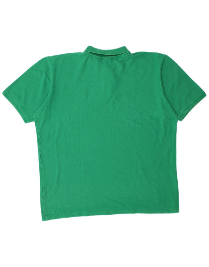 FILA Mens Polo Shirt 2XL Green Cotton