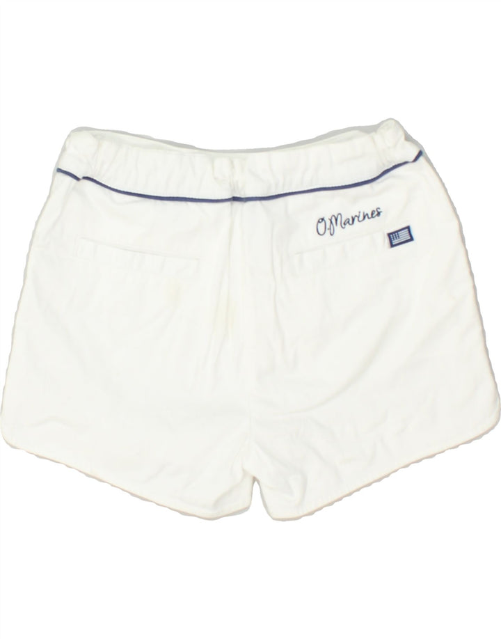 VINTAGE Girls Casual Shorts 7-8 Years W24 White | Vintage Vintage | Thrift | Second-Hand Vintage | Used Clothing | Messina Hembry 