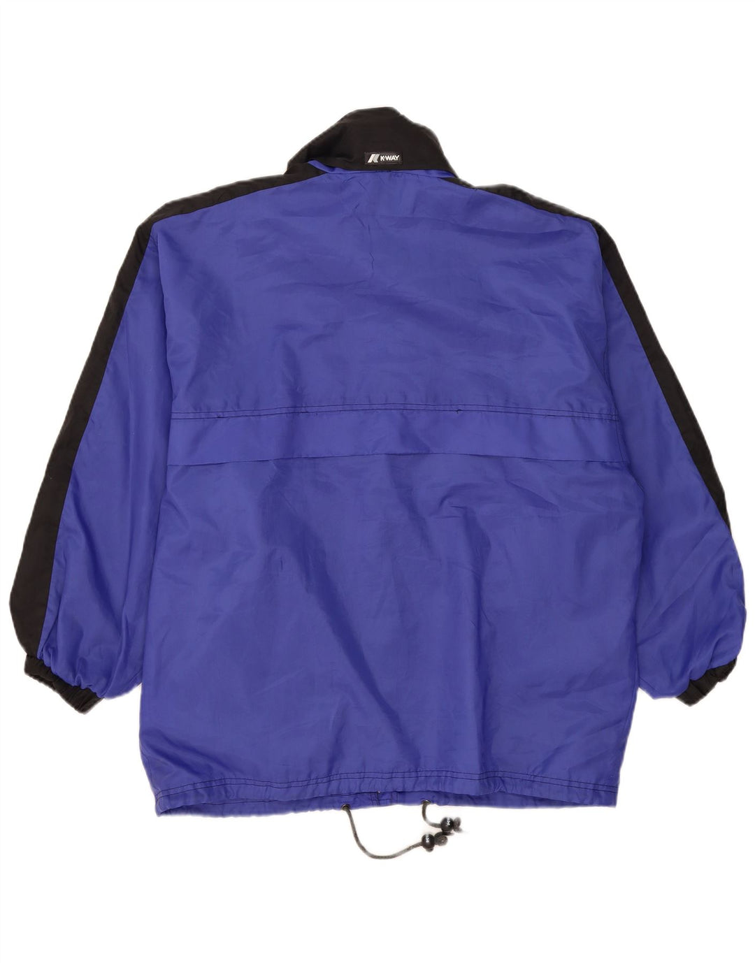 K-Way Herre Loose Fit regnjakke UK 38 Medium Blue Colourblock Polyamid