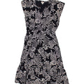 J. CREW Womens Sleeveless Basic Dress US 6 Medium Navy Blue Floral Cotton Vintage J. Crew and Second-Hand J. Crew from Messina Hembry 