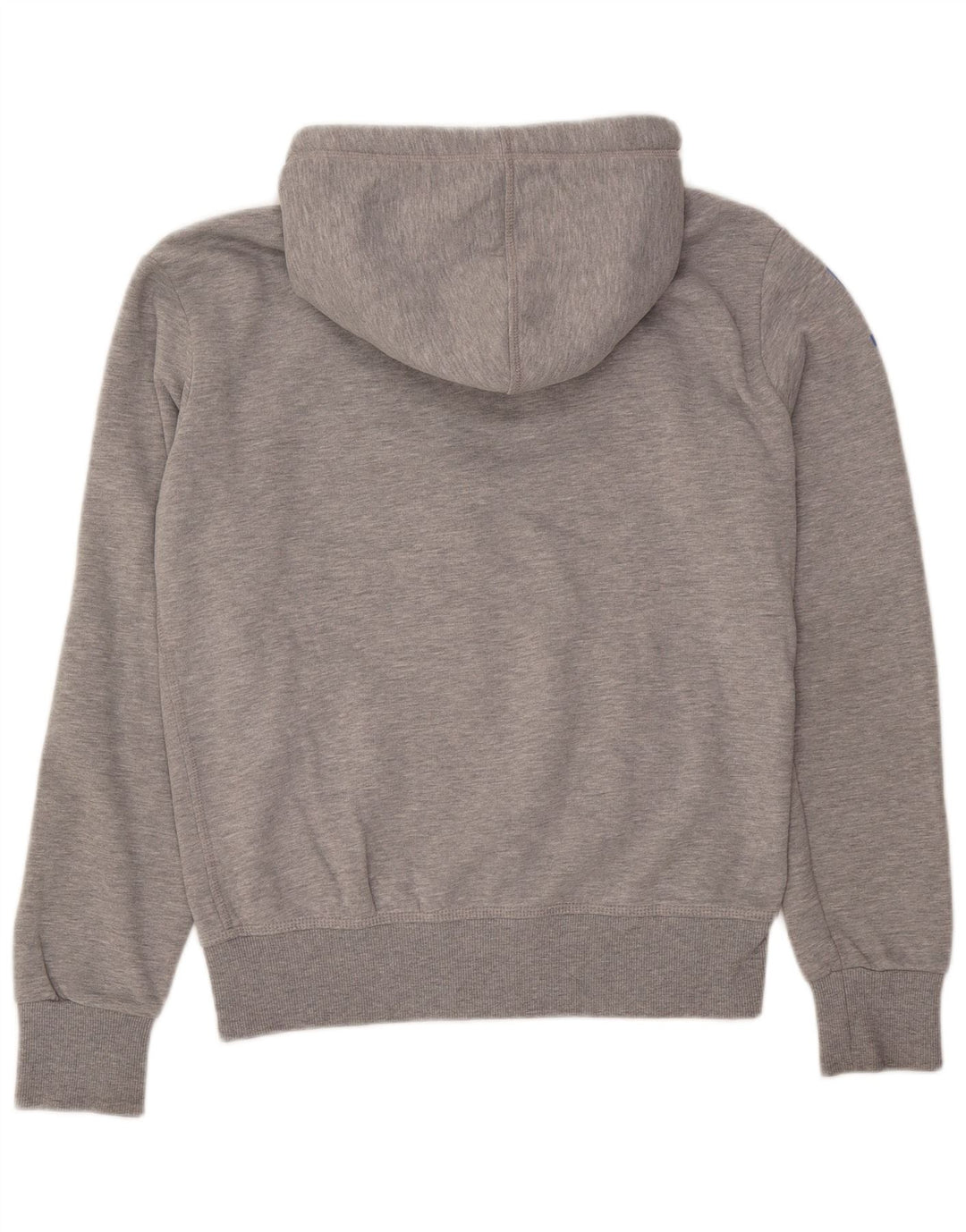 Superdry Mens Graphic Zip Hoodie Sweater Medium Grey Polyester