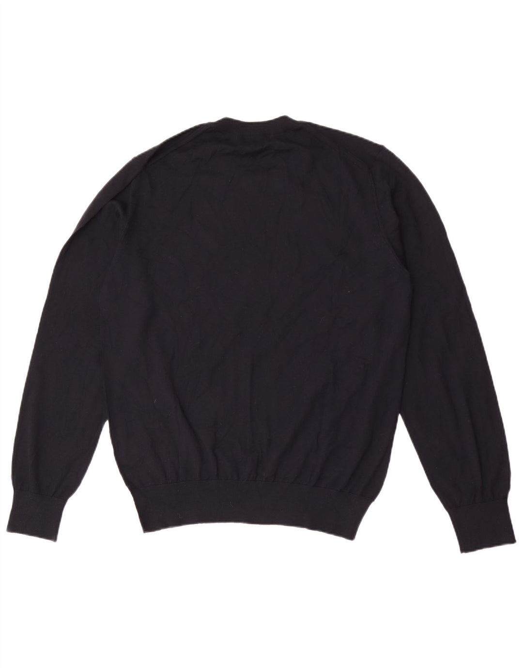 Dolce & Gabbana Mens Crew Neck Jumper Sweater IT 50 Medium Navy Blue