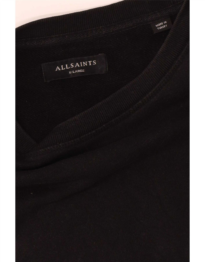 All Saints Herre Sweatshirt Jumper XL Sort Bomuld