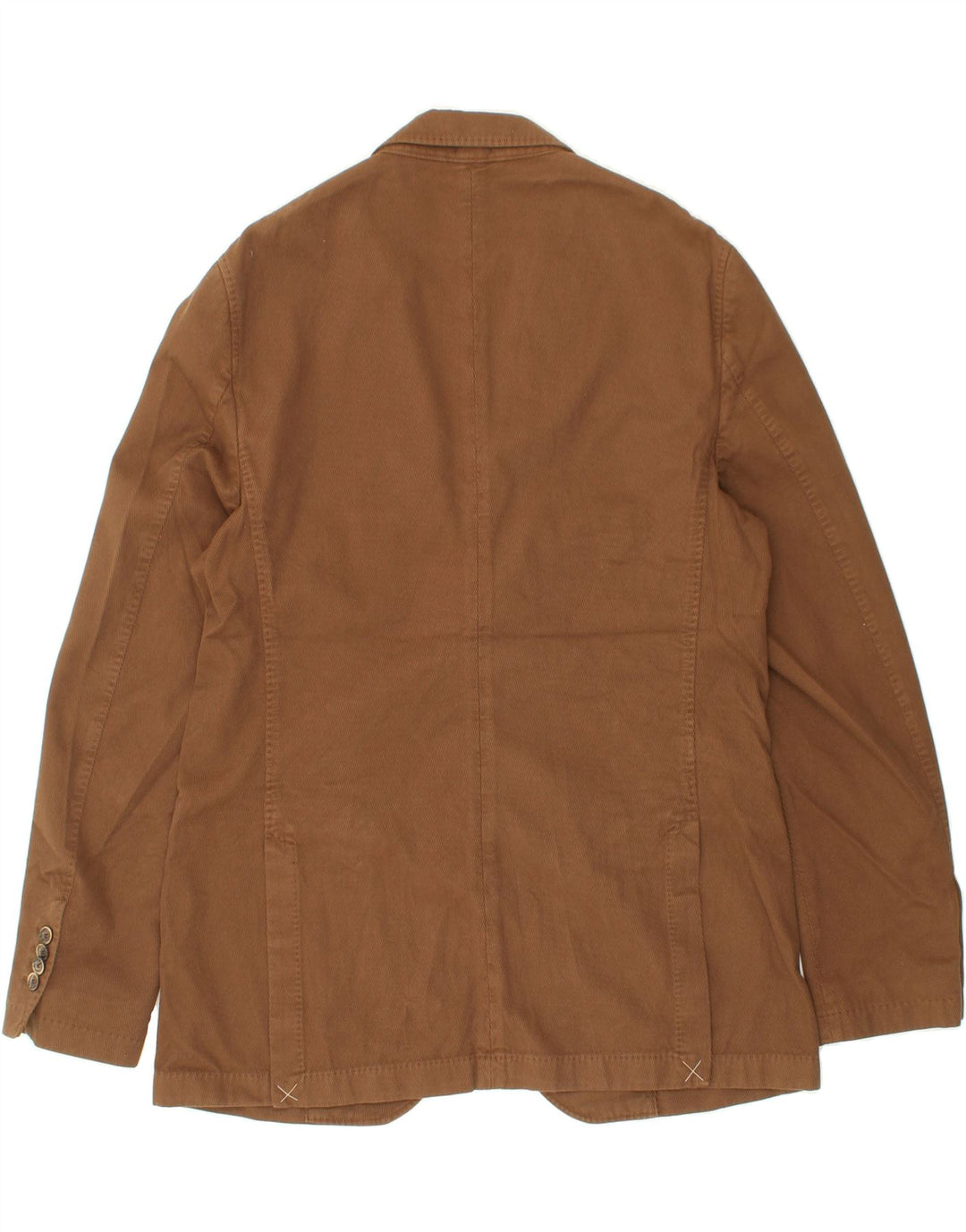MASSIMO DUTTI Veste Blazer 2 Boutons Homme EU 56 XL Coton Marron