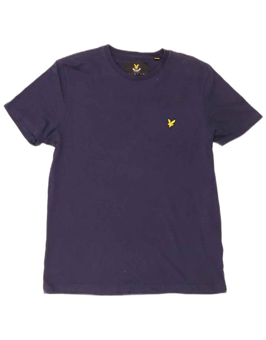 Lyle & Scott Camiseta masculina média algodão azul marinho