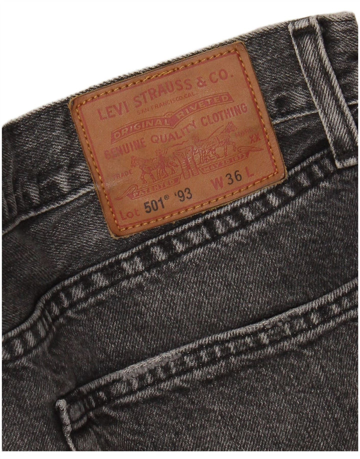 Levi's Herre 501 denimshorts W36 Large Grå Bomuld