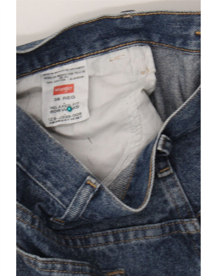 Wrangler Mens Denim Shorts W38 XL Blue Cotton