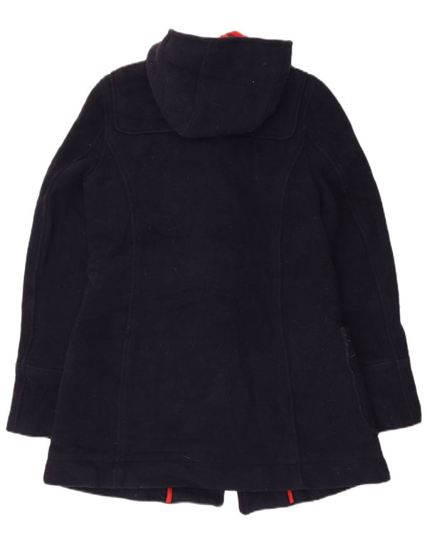 Topshop Trenca con capucha para mujer UK 10 Small Azul marino Acrílico