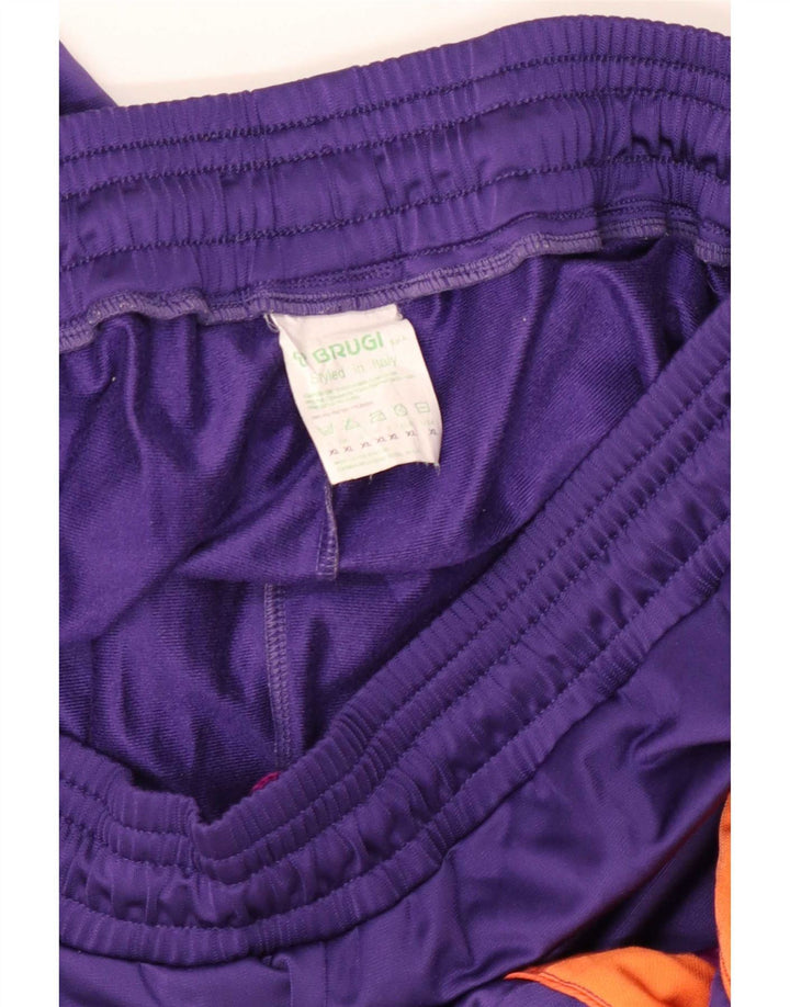 Tuta intera da uomo Brugi XL viola color block in poliestere