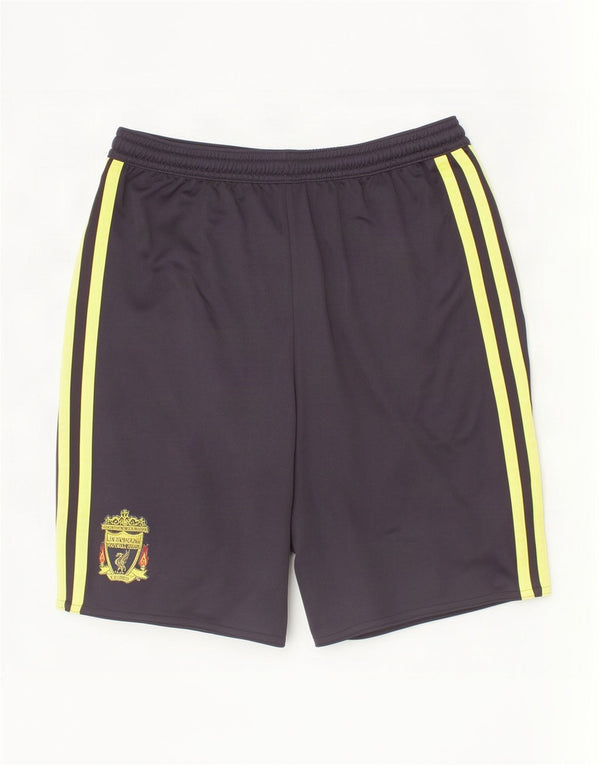 Adidas Boys Liverpool Αθλητικό Σορτς 11-12 ετών Μαύρο πολύχρωμο πολυεστέρα