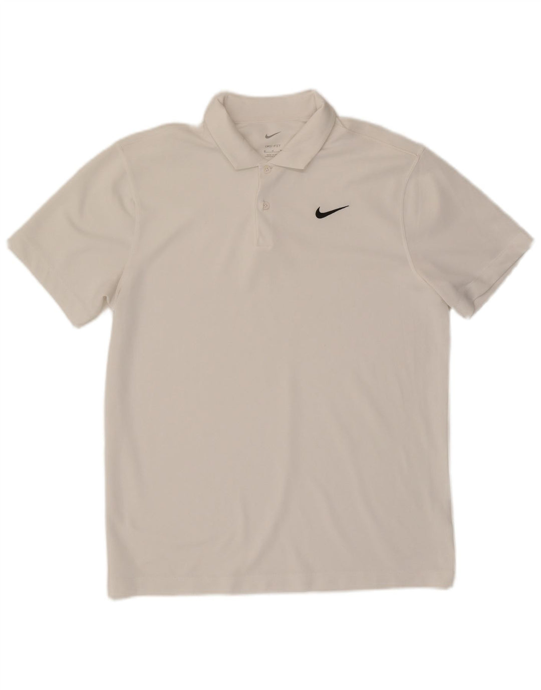 Nike Mens Dri Fit Polo Shirt Medium White