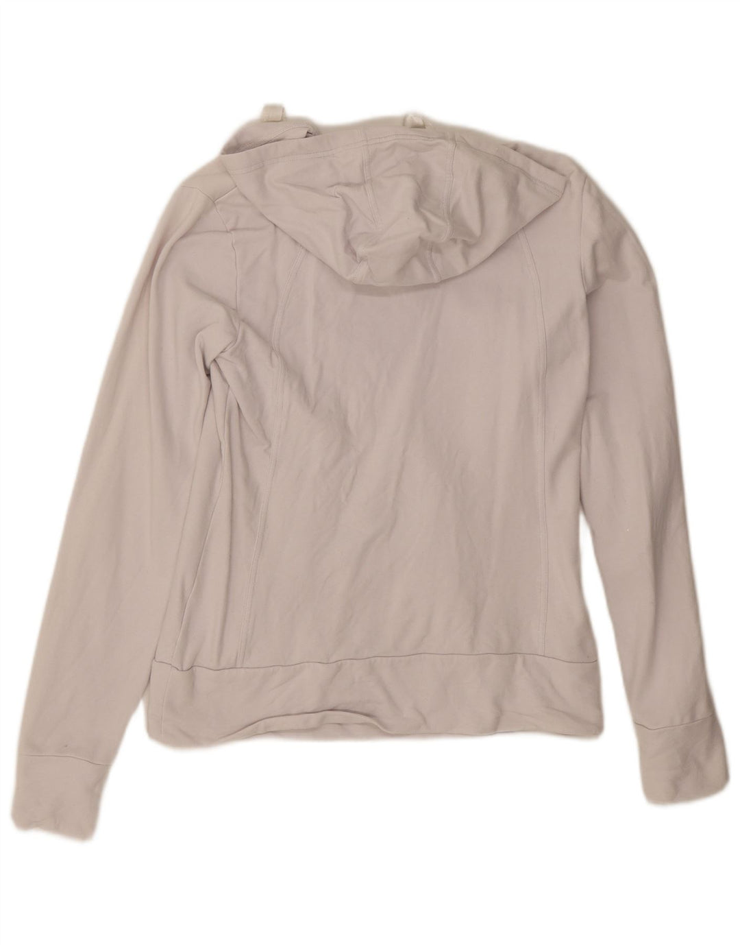 Sergio Tacchini Womens Hoodie Jumper IT 46 Large White Cotton