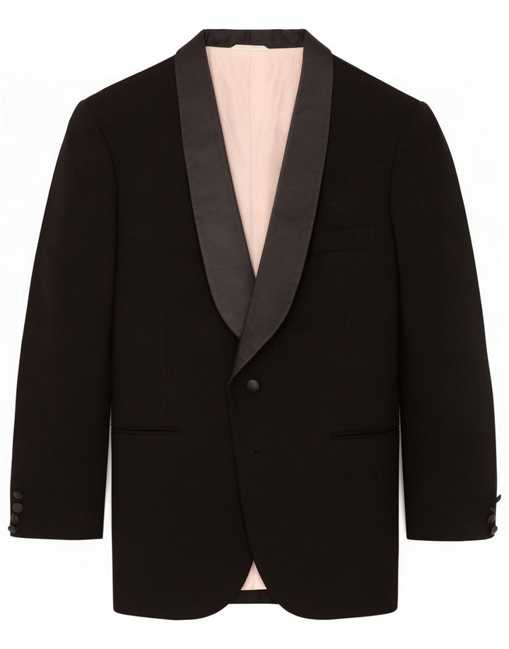 Jaqueta Blazer masculina vintage de 1 botão IT 48 Bloco de cores preto médio