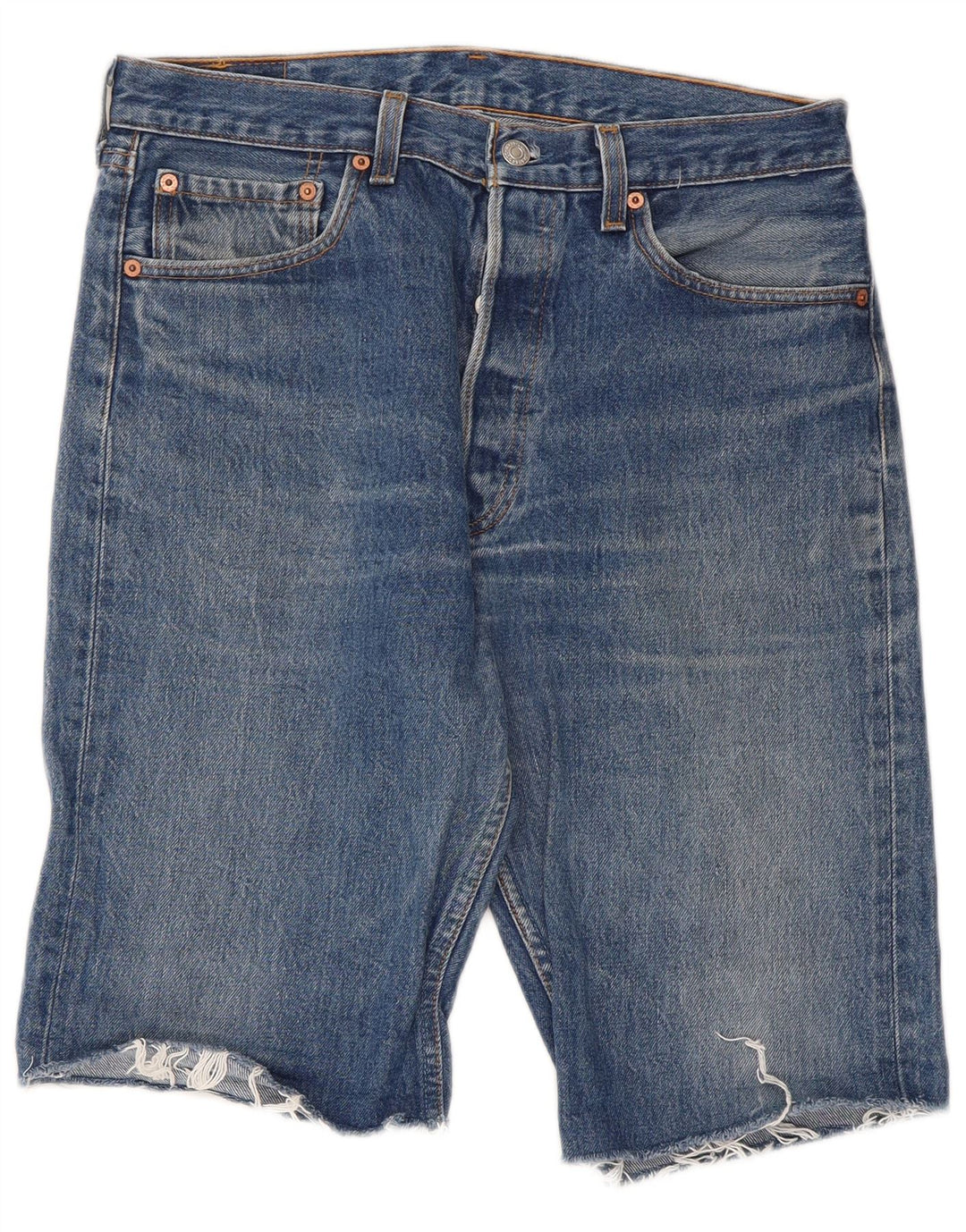 Pantaloncini di jeans Levi's 501 da uomo W33 blu medio