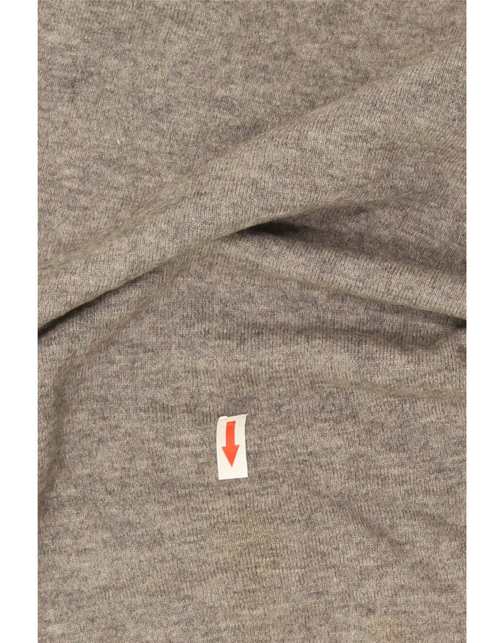Fred Perry férfi nyakú pulóver közepesen szürke foltos
