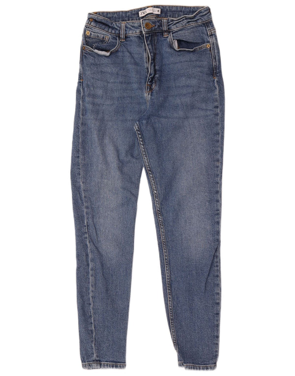 Zara Womens Skinny Jeans EU 38 Small W28 L27 Blue Cotton