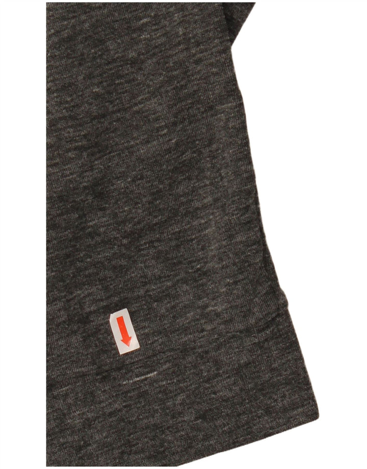 RUSSELL ATHLETIC Mens Tracksuit Trousers Joggers Medium Grey Flecked