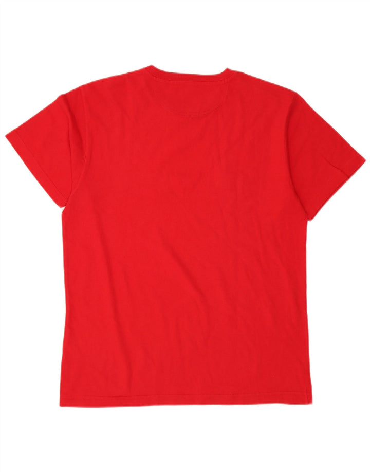 Camiseta gráfica masculina Champion Top Médio Vermelho