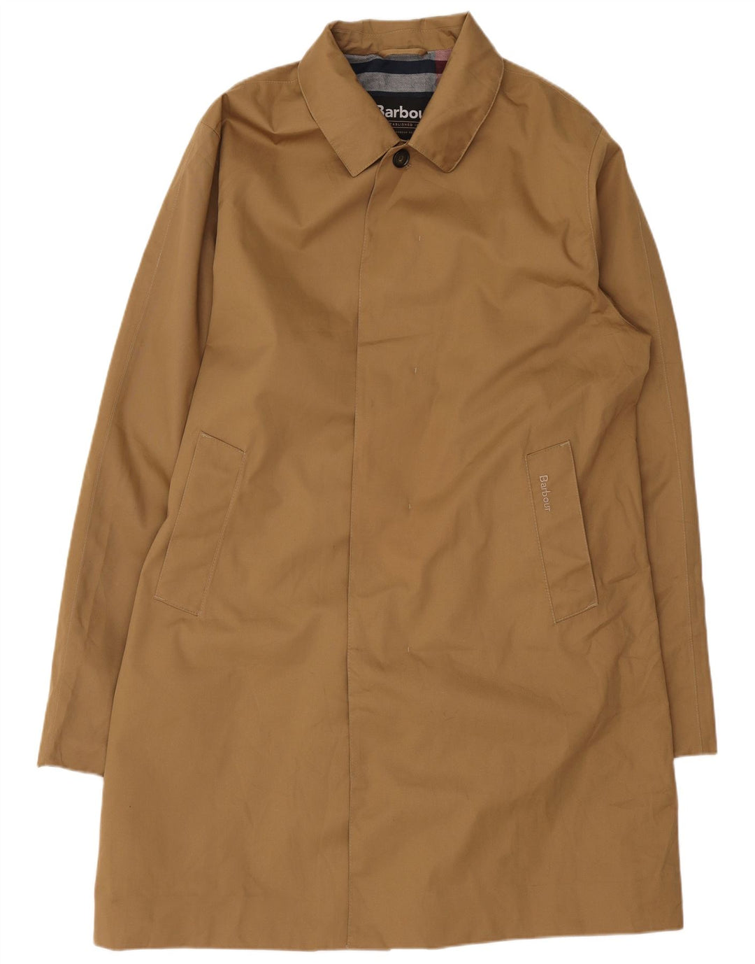 Pardesiu pentru bărbați Barbour UK 40, mare, bej, poliester