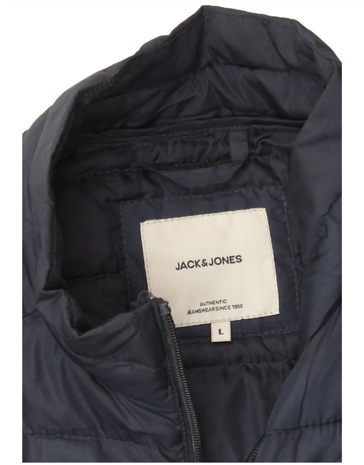 Jack & Jones Polstret herrejakke UK 40 Large Navy Blue