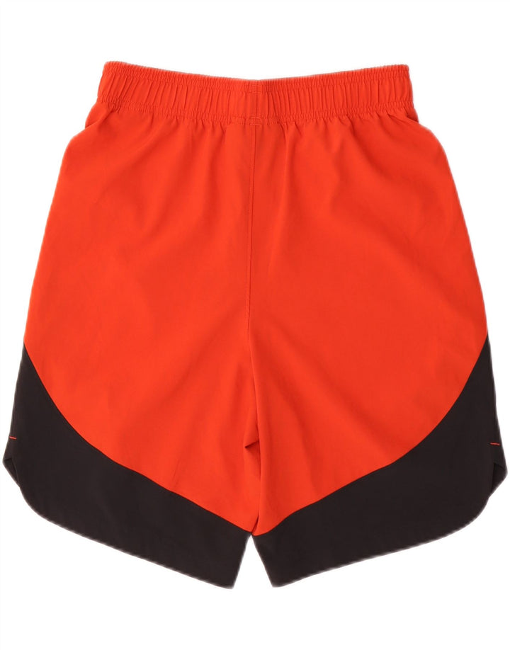 UNDER ARMOUR Mens Sport Shorts Small  Orange Colourblock