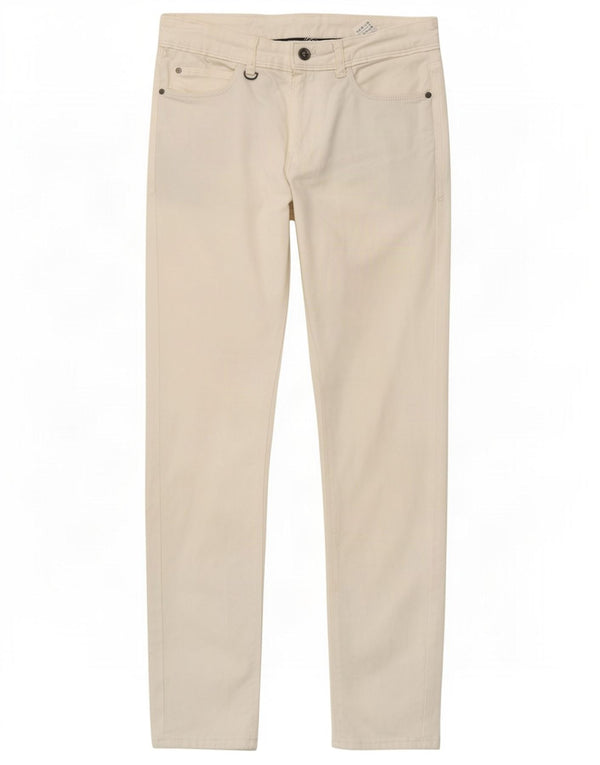 Zara Mens Slim Jeans EU 36 XS W29 L30 fehér pamut