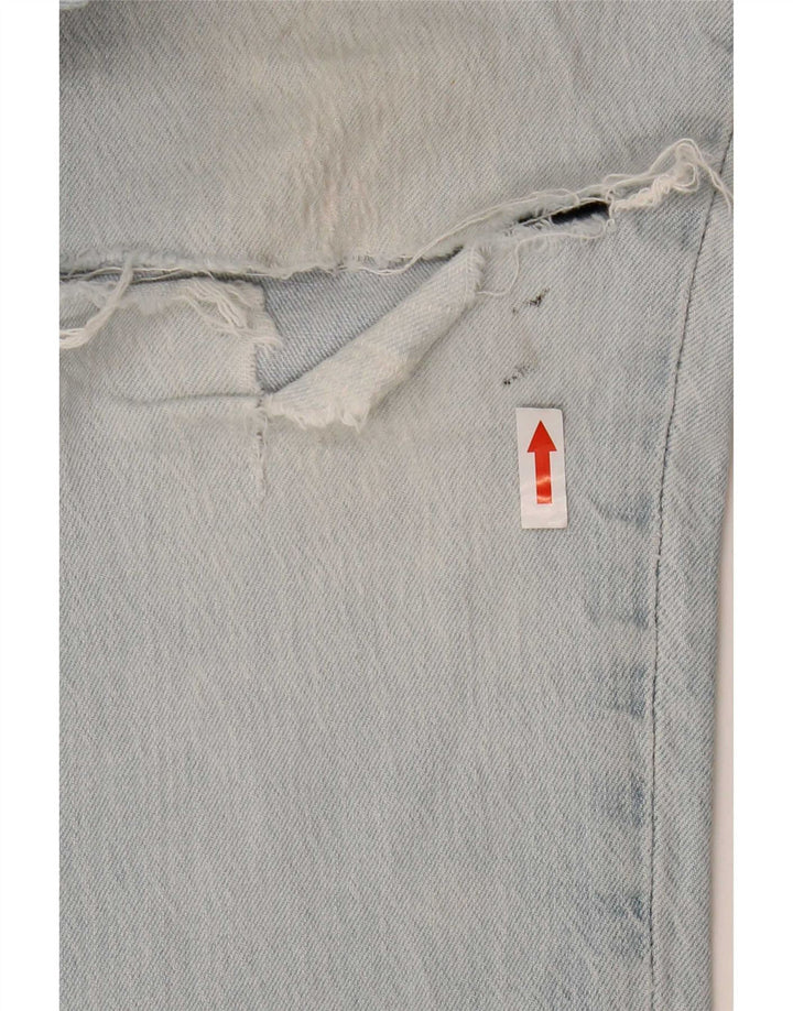 Levi's Mens 511 Distressed Slim Jeans W38 L32 kék pamut