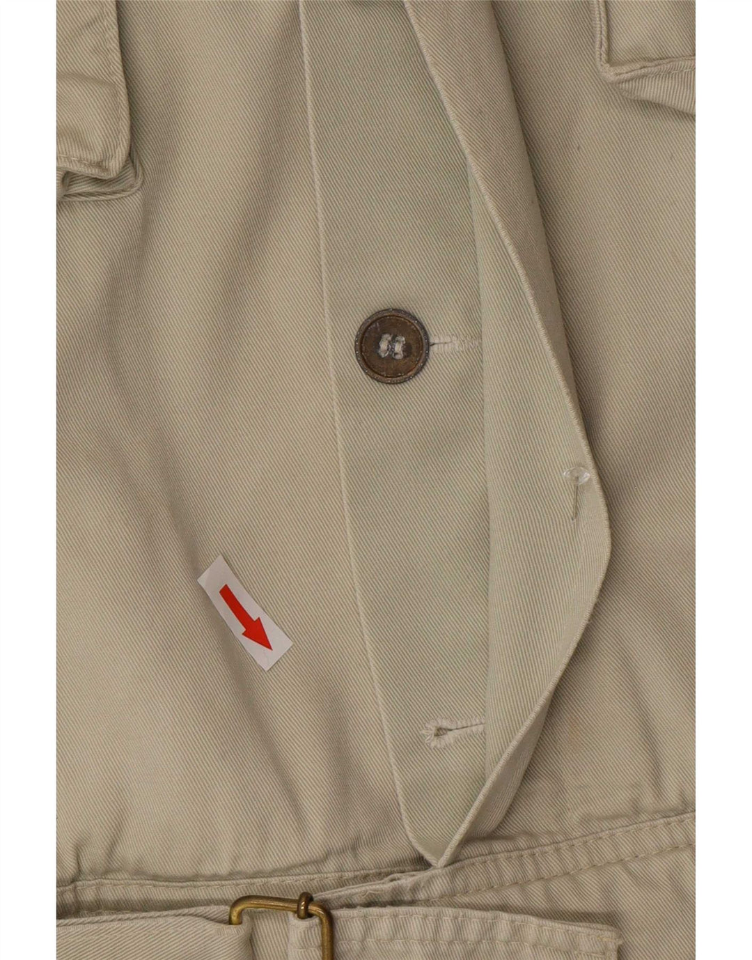Benetton Mens Military Bomber Jacket IT 48 Medium Green