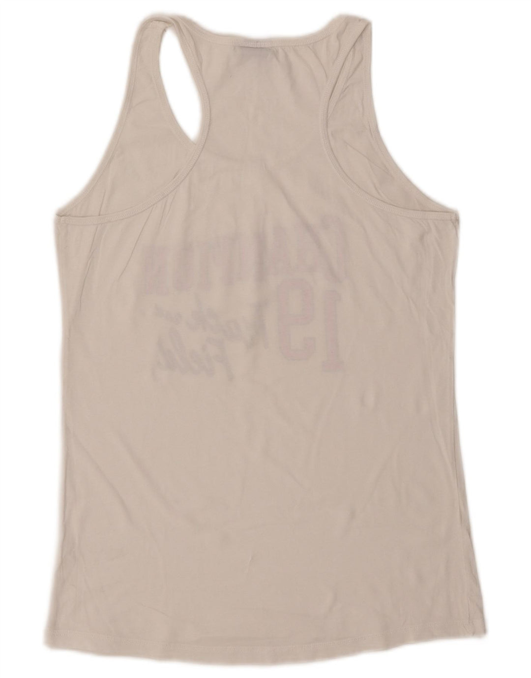 CHAMPION Womens Graphic Vest Top UK 20 2XL White