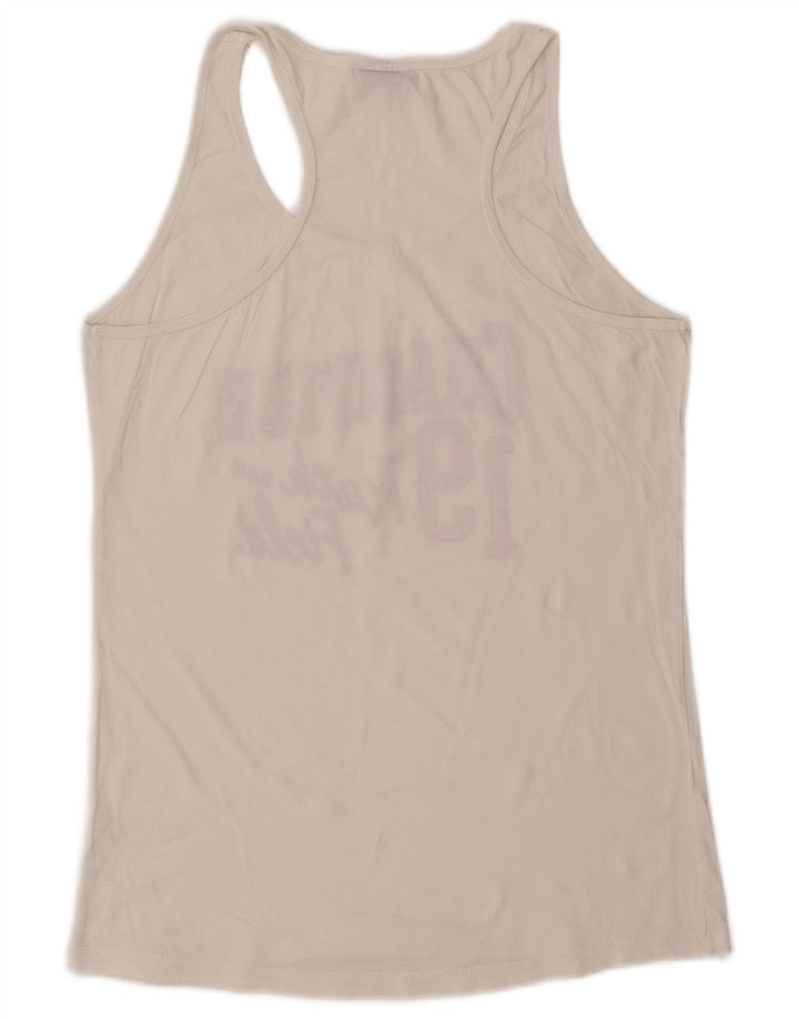 CHAMPION Womens Graphic Vest Top UK 20 2XL White